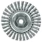 Weiler Mini Roughneck 4" Wire Wheel, .020" Steel Fill, 1/2"-13 UNC Nut 13130 - alternate 1